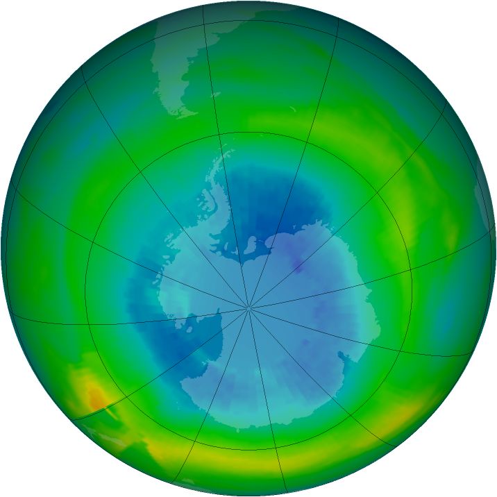 Ozone Map 1980-09-10